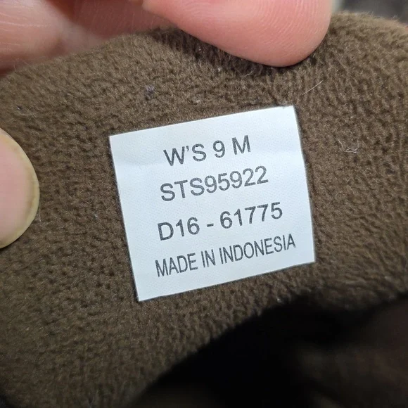 Sperry Saltwater Brown Plaid Duck Boots Womens Size 9 - Picture 11 of 14